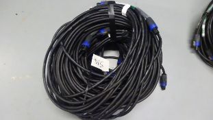 6 x 20m Speakon Cable NL4 Pin