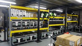 3 x Dexion Bays of Racking approx H 2.2m x W 8.3M with 14 Cross Beams c/w 7 Boards