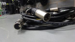 5 x Short DMX Cable