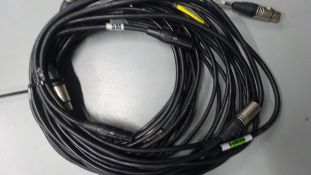 5 x 5m 5 pin DMX Cable