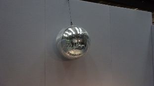 50cm Mirror Ball with Roting Motor c/w Flight Case