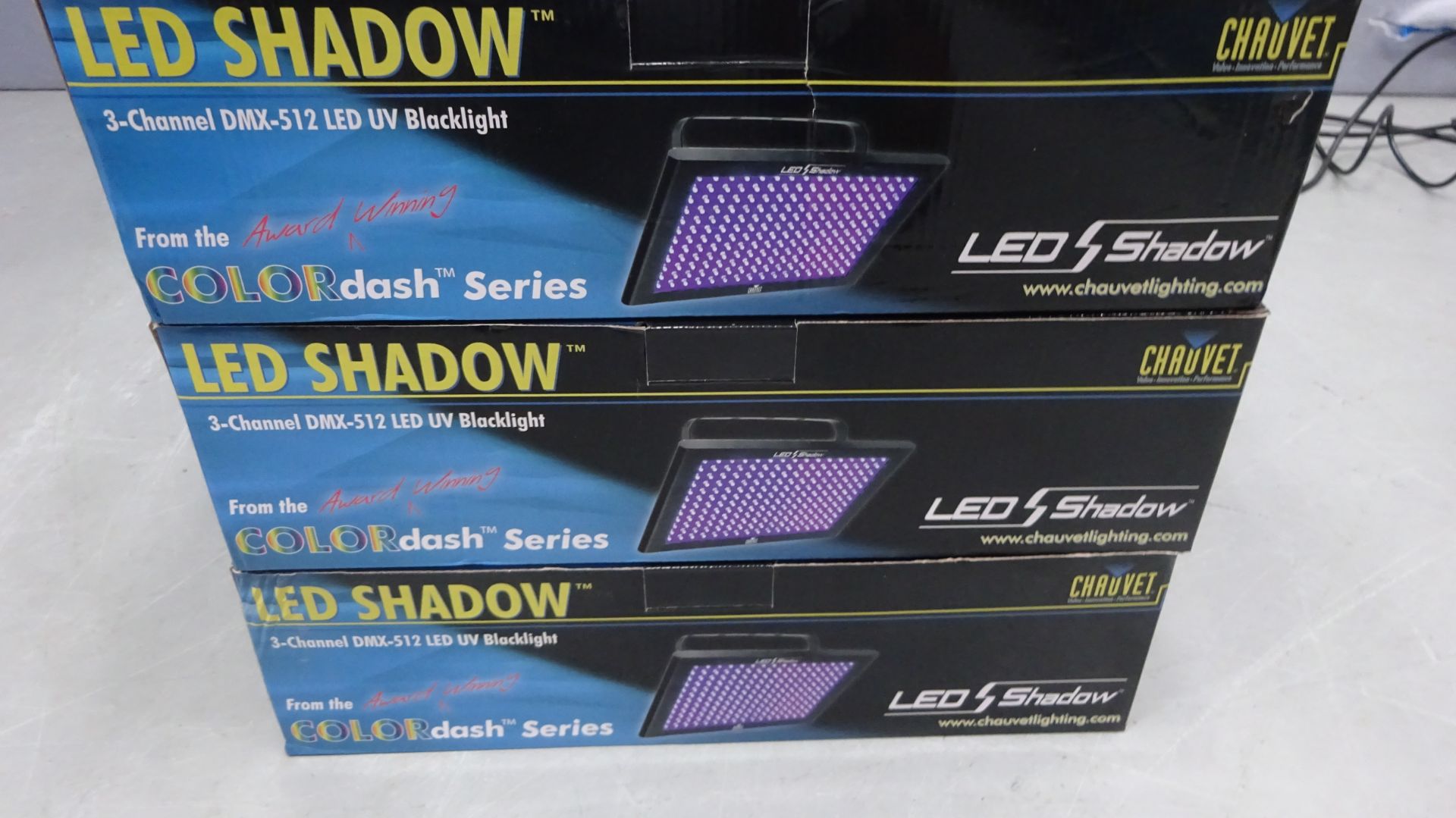 3 x Chauvet LED Shadow TFX-UV LED Lights - Image 12 of 12