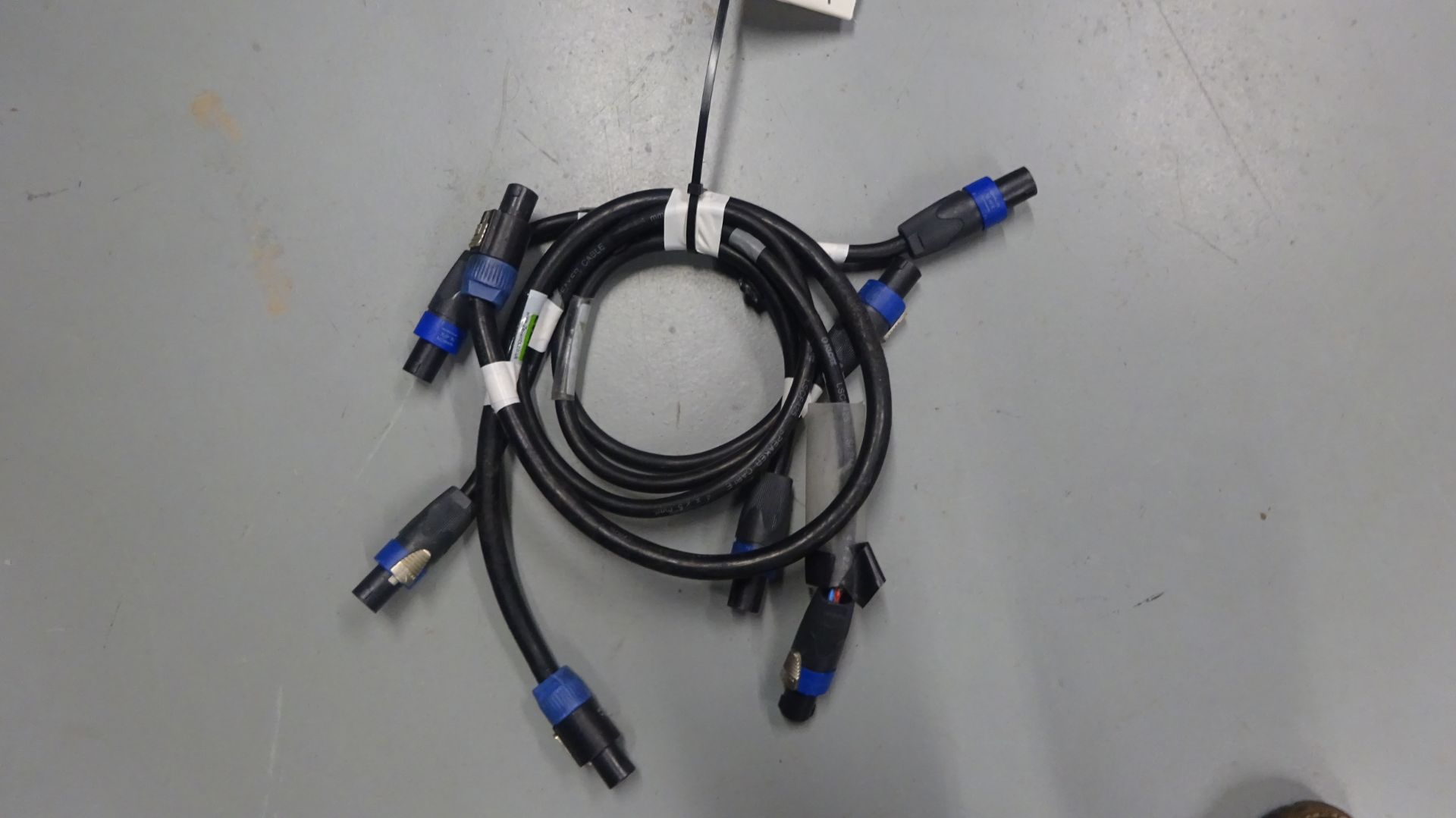 4 x Short Link Speakon Cable NL4