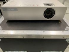 Panasonic PT-LB75 VGA & Video Projector SD85300 09/2008 Lamp time 782 c/w Flight Case