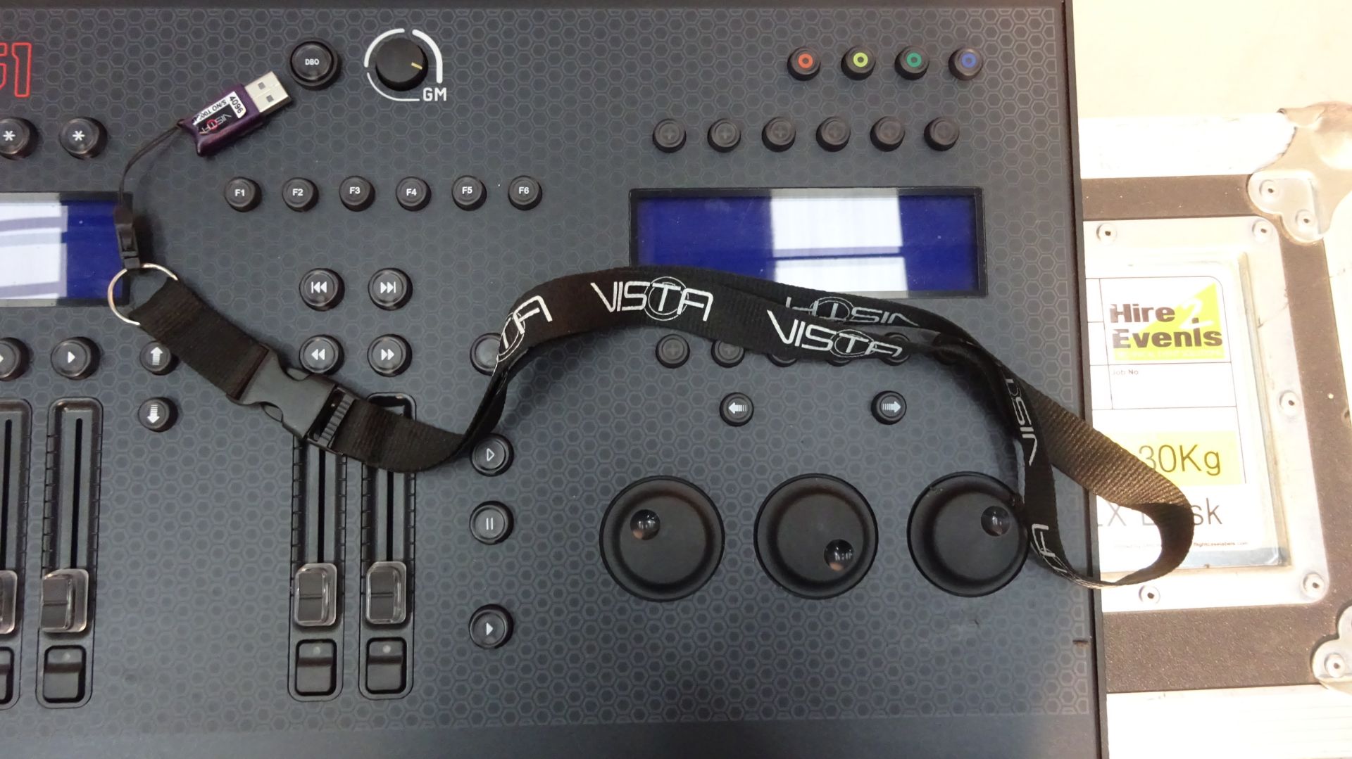 Jansvista S1 Lighting Desk 2 x 5 pin DMX Outputs Jansvista Software Dongal to control moving - Image 3 of 12