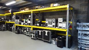 3 x Dexion Bays of Racking approx H 2.2m x W 8.3m with 16 Cross Beams c/w 6 Boards