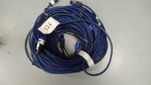 5 x 2pin Speakon Cable