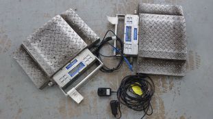 2 Vehicle Weigh Pads c/w connecting cable