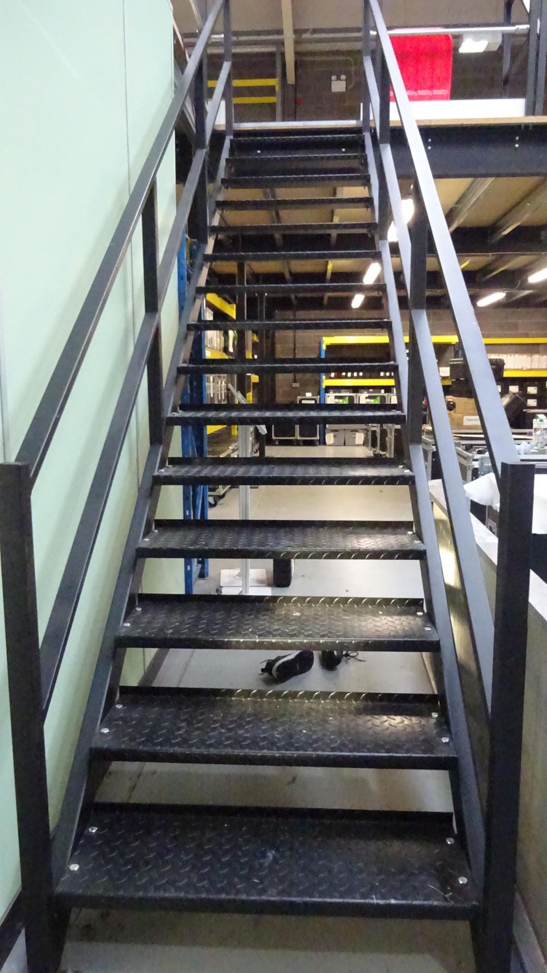 Mezzanine Floor W 18m x 10m Plus L Shape L 10m x W 5.5m approx 22m of Balustrade Hand Rail - Image 4 of 26