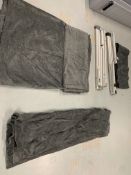 Grey Drape kit to fit Stumpfl 8ft 9" x 4ft 11" 16:9 Format c/w Case