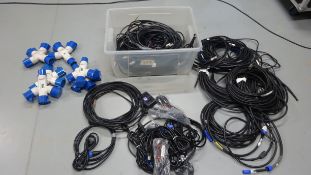 Assorted Faulty Cables & 16amp Sockets