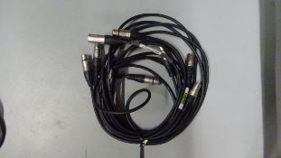 5 x 2m XLR M - XLR F Cable