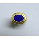 Schwerer Lapislazuli-Ring