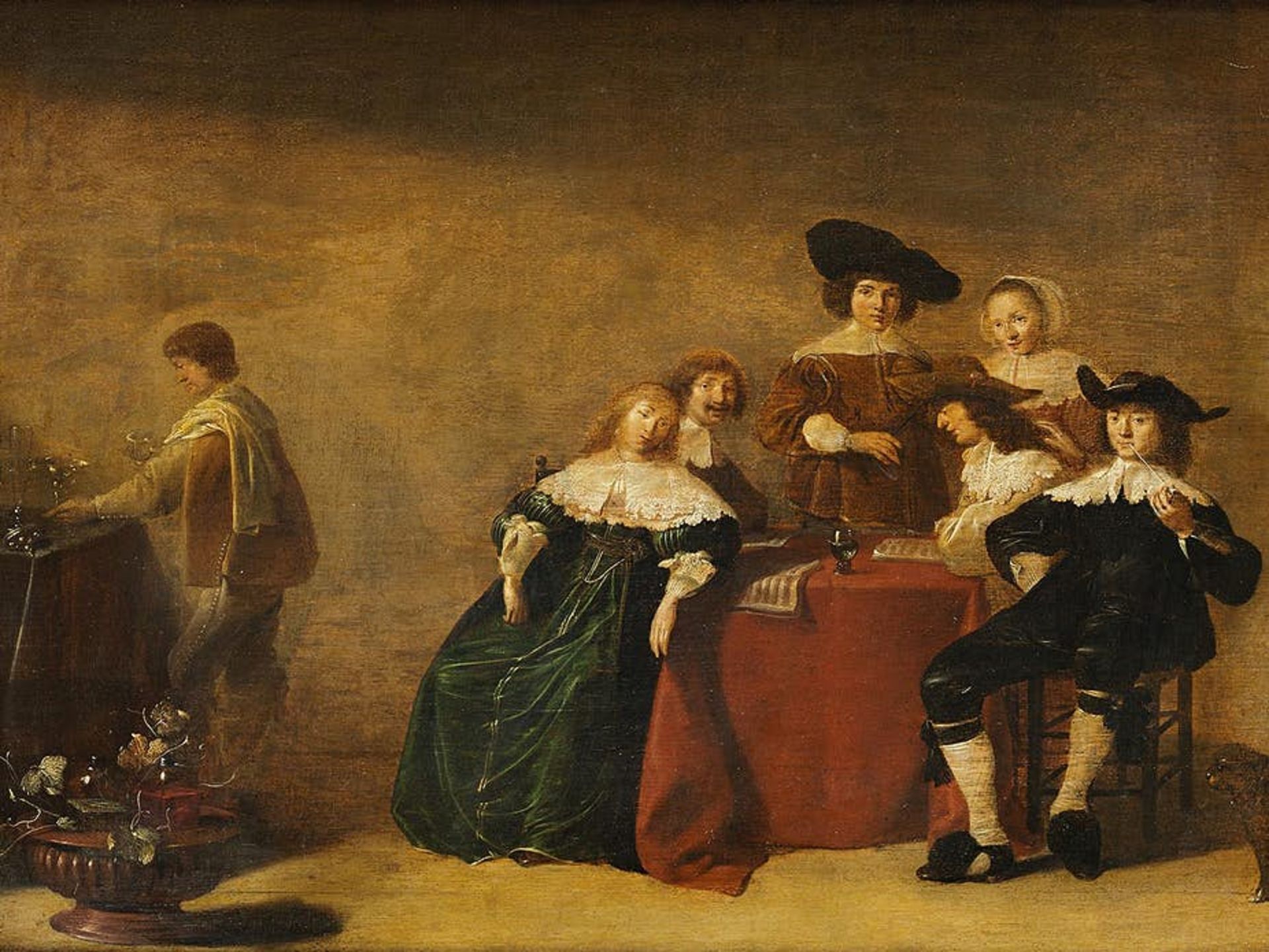 Jan Olis, 1610 Gorinchem - 1676 HeusdenÖl/Holz. Musikalische Gesellschaft. Jan Olis wurde Mitglied