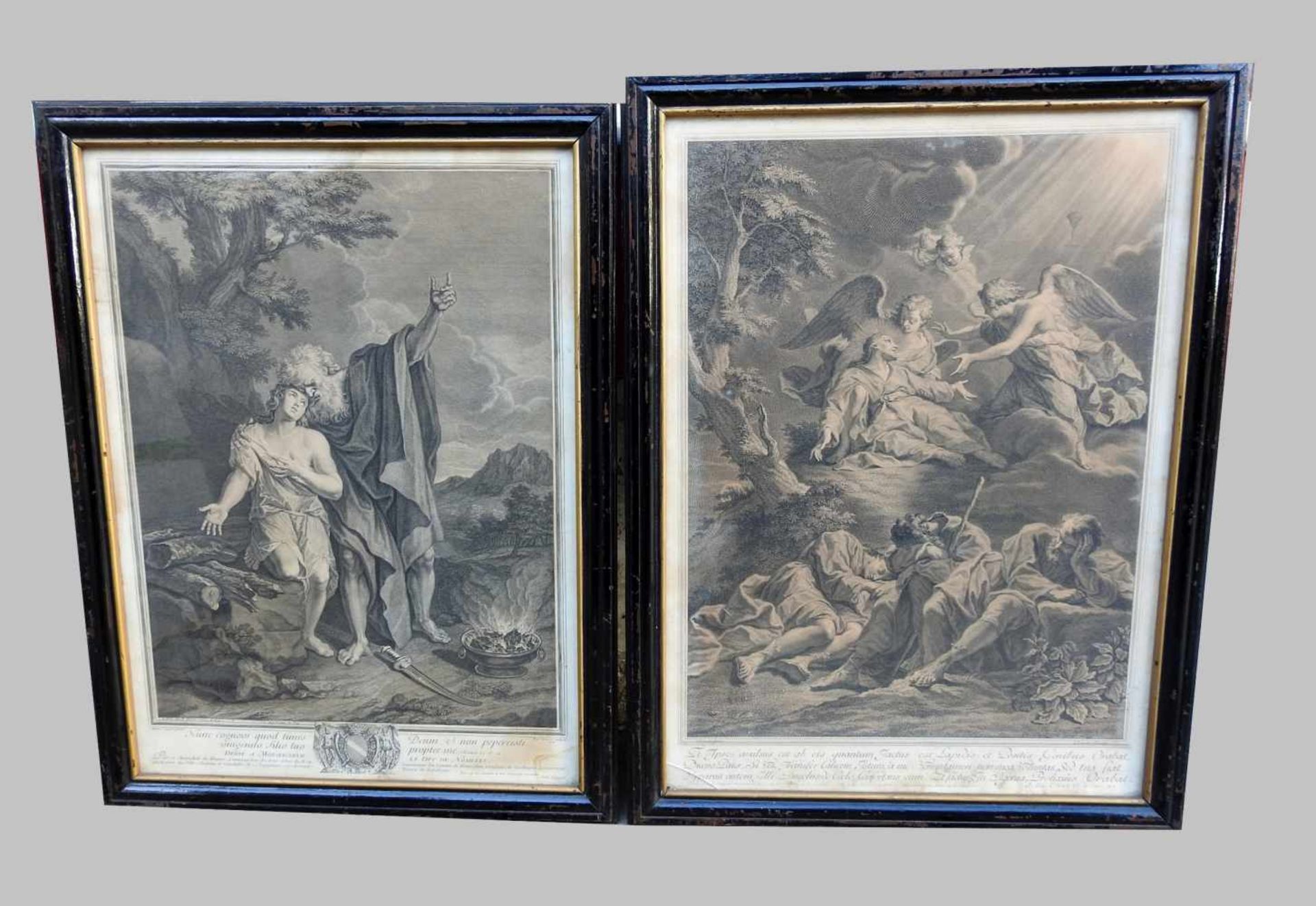 Pierre Imbert Drevet, 1697 Paris - 1739 ebendaLithographie/Papier. Darstellung des Gebets Jesus im