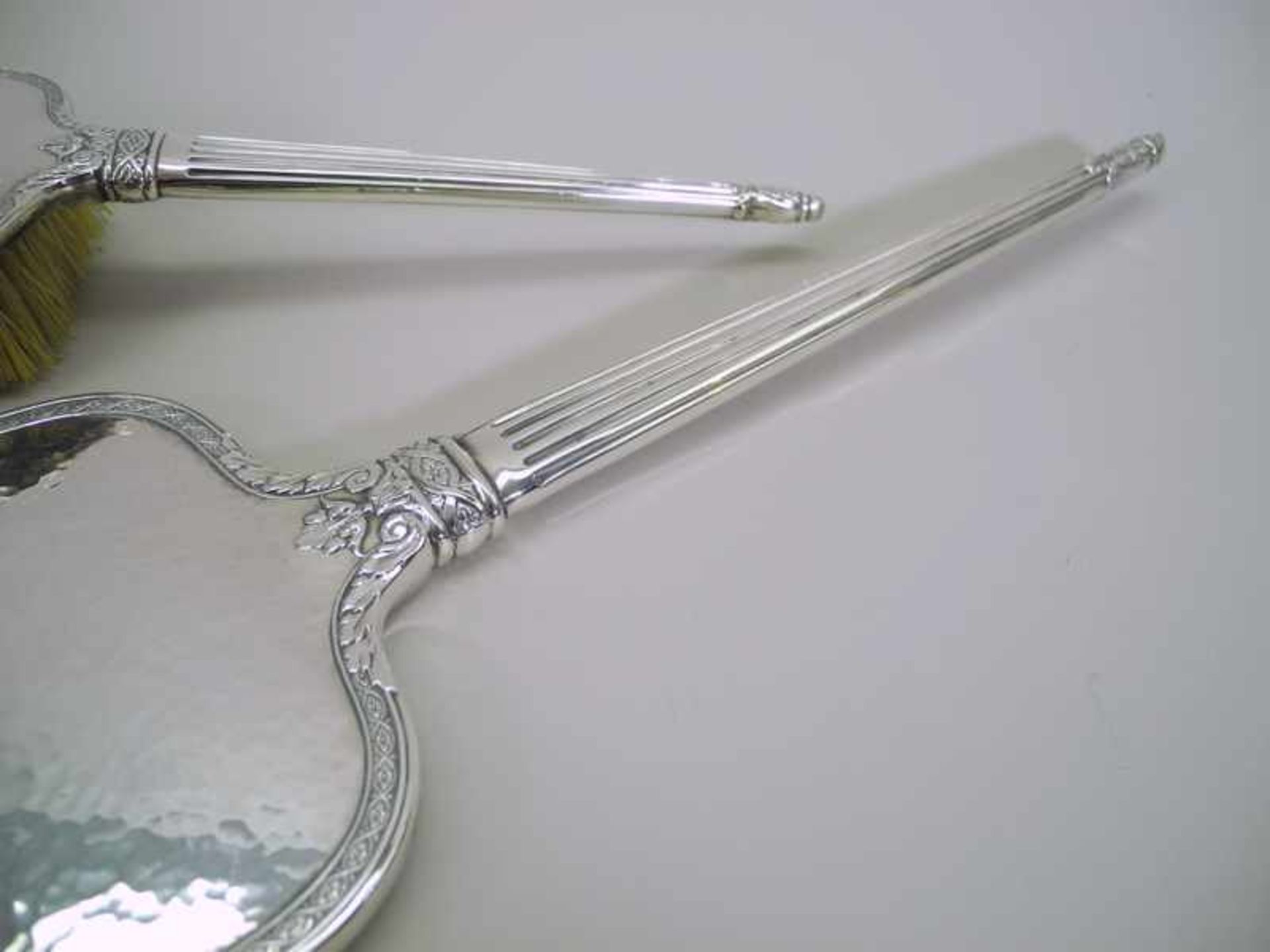 FrisiersetSterling Silber, einzeln mit Feingehaltsstempel "Sterling", sowie der Marke der Manufaktur - Bild 5 aus 13