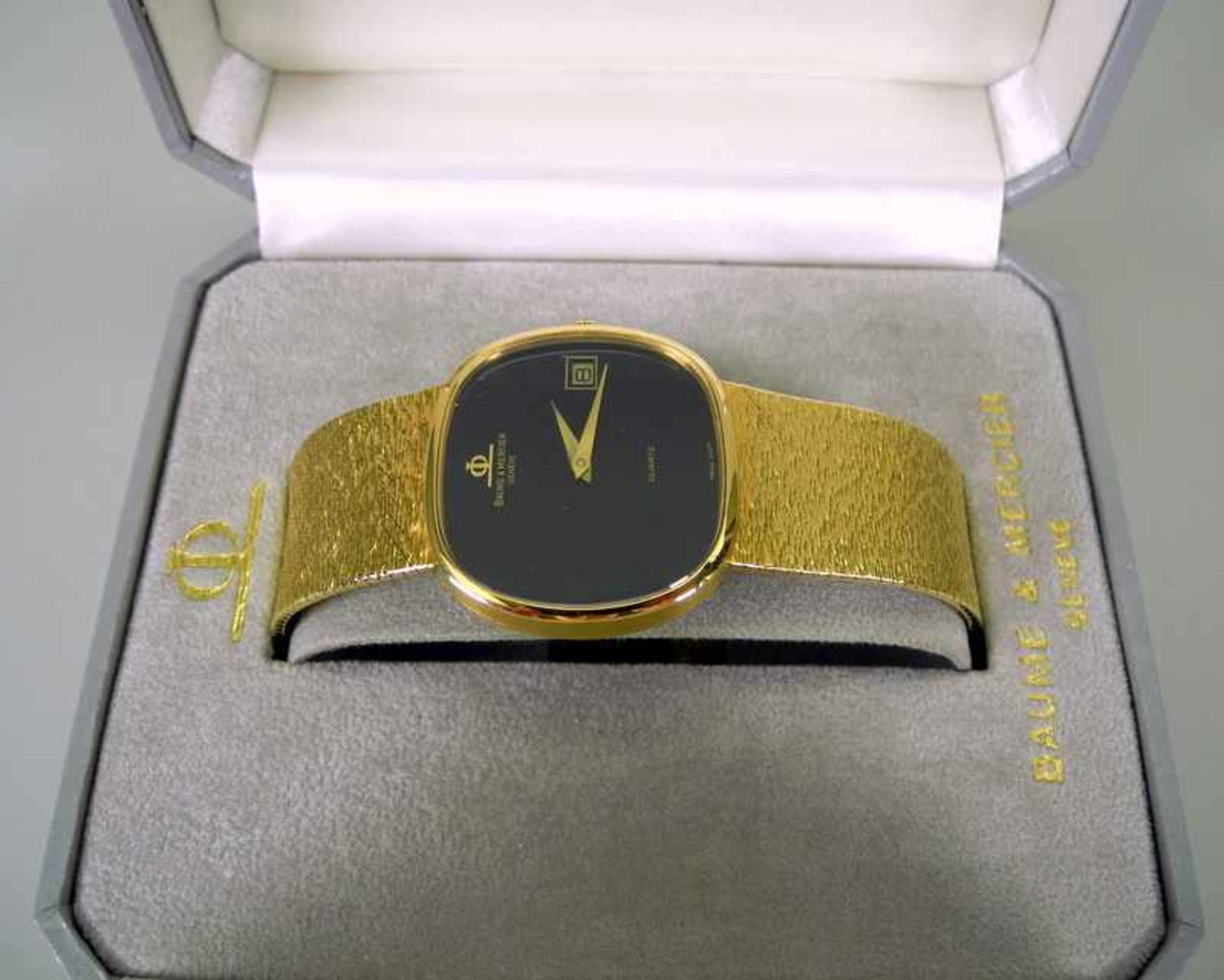 Baume & Mercier Armbanduhr18 K. gelbgoldene Armbanduhr von Baume & Mercier. Inkl. - Bild 4 aus 8