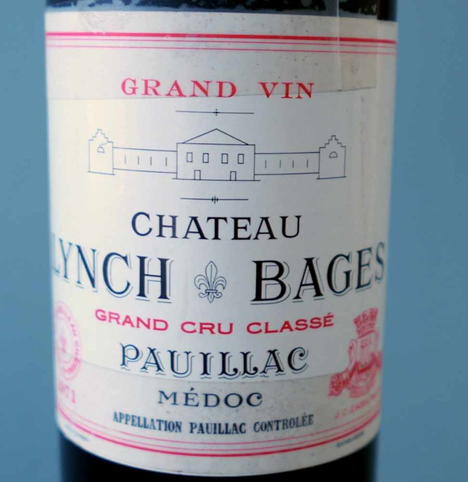 Chateau Lynch BagesGrand Cru Classé, Jahrgang 1971, Inhalt 750 ml. Pauillac, Bordeaux, - Image 2 of 2