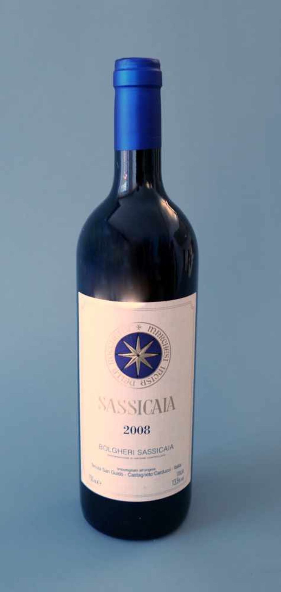 Sassicaia – Marchesi incisa della RocchettaBolgheri Sassicaia, Jahrgang 2008, Inhalt 750 ml.