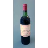 Chateau Lynch BagesGrand Cru Classé, Jahrgang 1971, Inhalt 750 ml. Pauillac, Bordeaux,