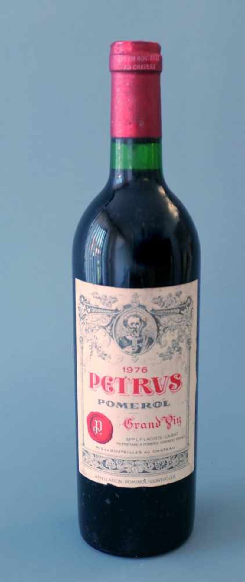 Pétrus PomerolJahrgang 1976,Inhalt 750 ml, Pomerol, Bordeaux, Westfrankreich. Durchgehend