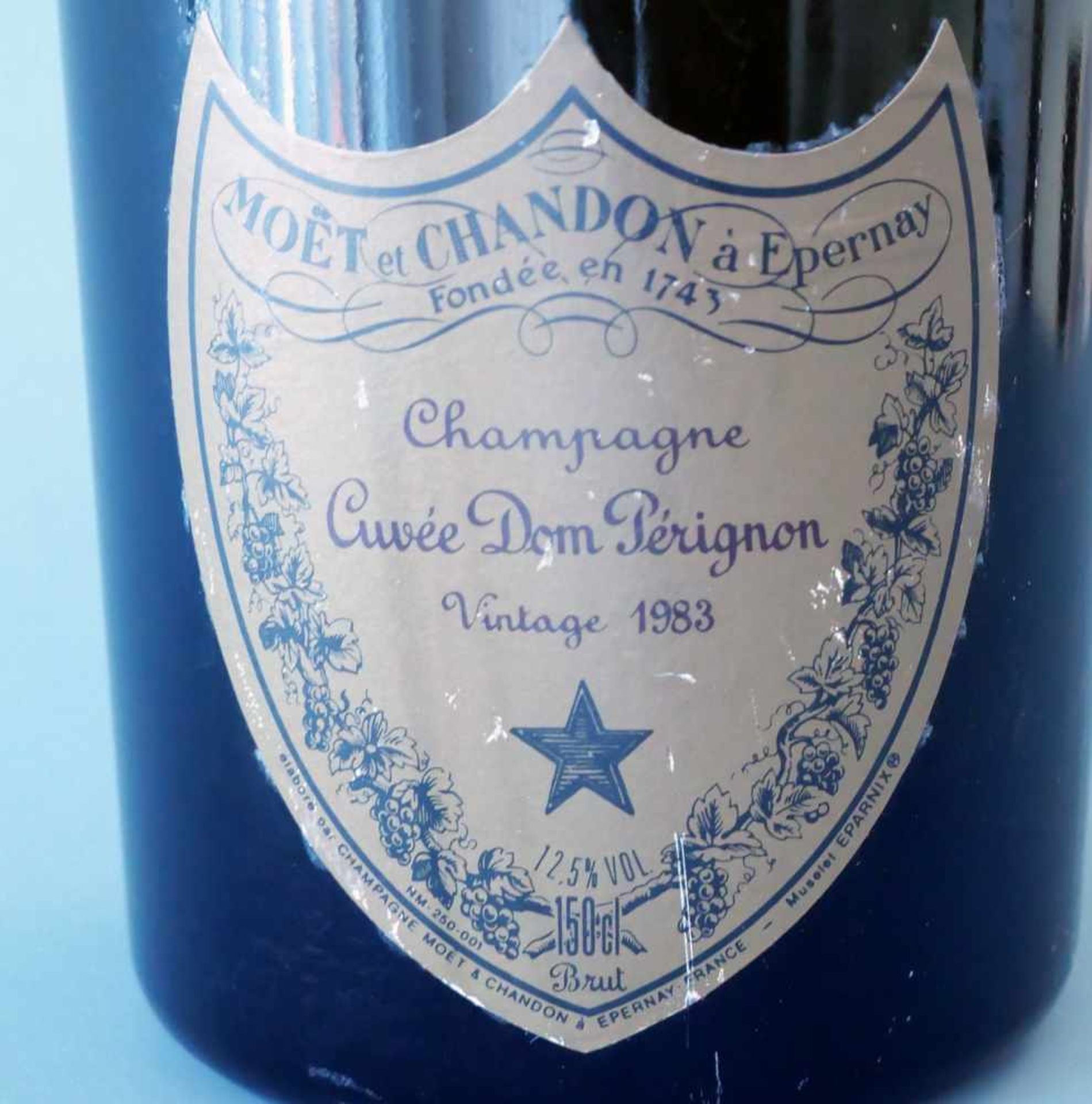 Moët ChandonChampagne Cuvée Dom Perignon Vintage, Jahrgang 1983, Inhalt 1500 ml. Épernay, Marne, - Bild 2 aus 2