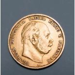 Goldmünze, 10 ReichsmarkGold. 10 Mark, Wilhelm deutscher Kaiser König v. Preussen. A. Deutschland,
