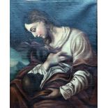 Heilige Maria MagdalenaÖl/Leinwand. Darstellung der Begleiterin von Jesu nach der Bekehrung mit