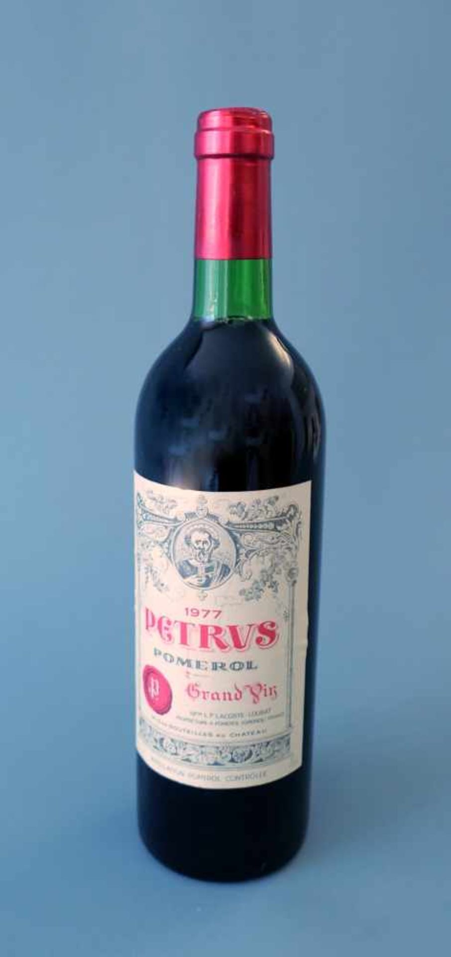 Pétrus PomerolJahrgang 1977,Inhalt 750 ml, Pomerol, Bordeaux, Westfrankreich. Durchgehend