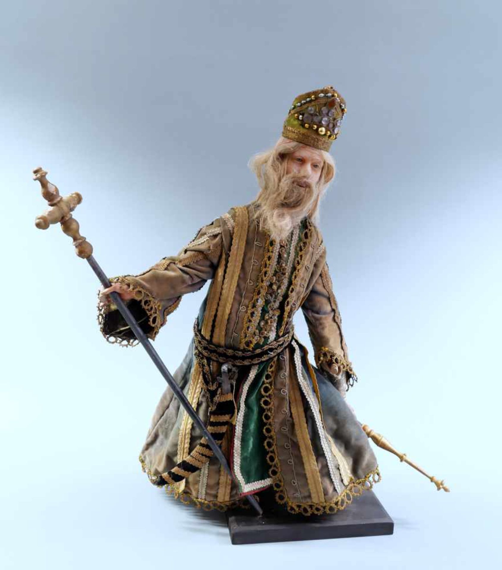 Große Barocke Krippenfigur "Caspar"