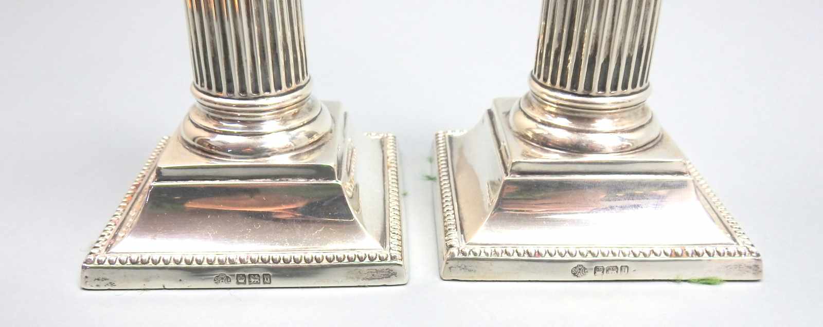 Paar Englische Kerzenhalter - Image 2 of 3