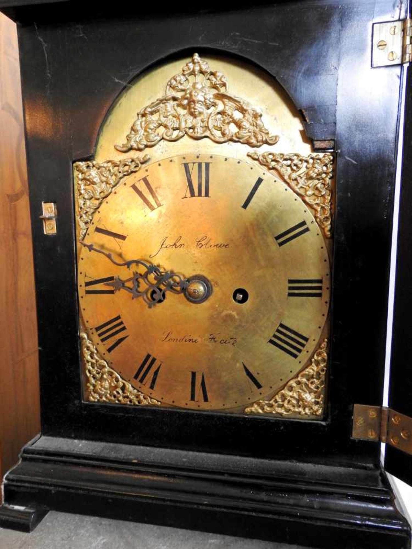 John Clowes, Frühe, kleine ebonisierte "Bracket Clock" - Bild 3 aus 5