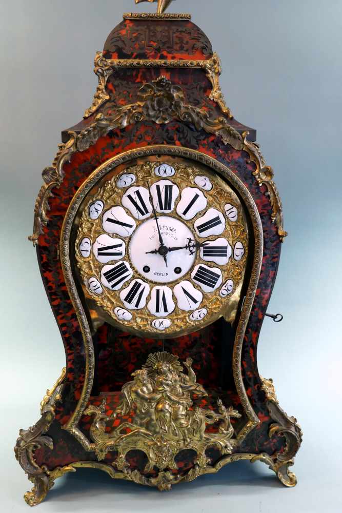 Imposante Boulle-Pendule - Image 2 of 4