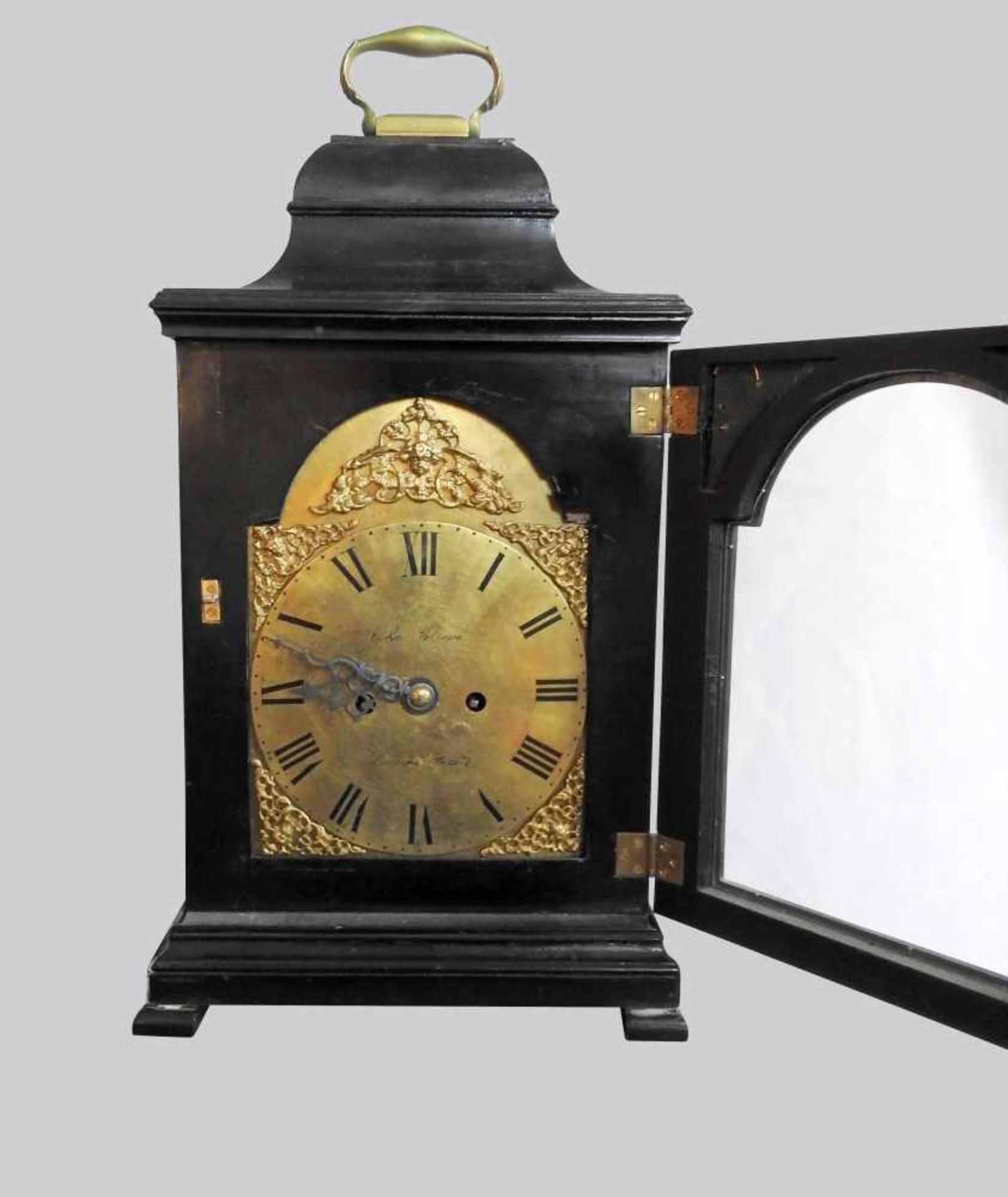 John Clowes, Frühe, kleine ebonisierte "Bracket Clock" - Bild 2 aus 5