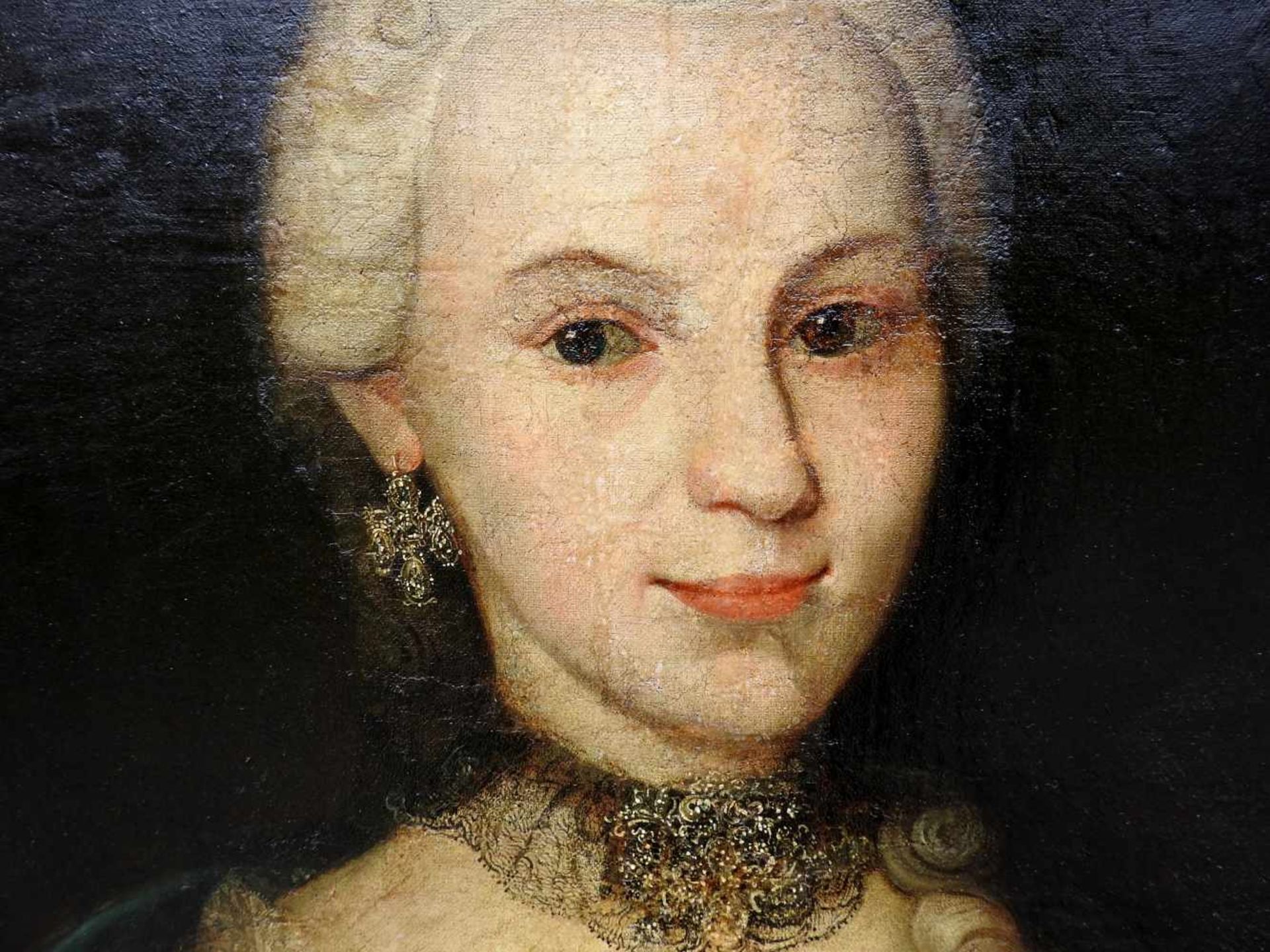 Portrait einer barocken Dame - Image 2 of 6