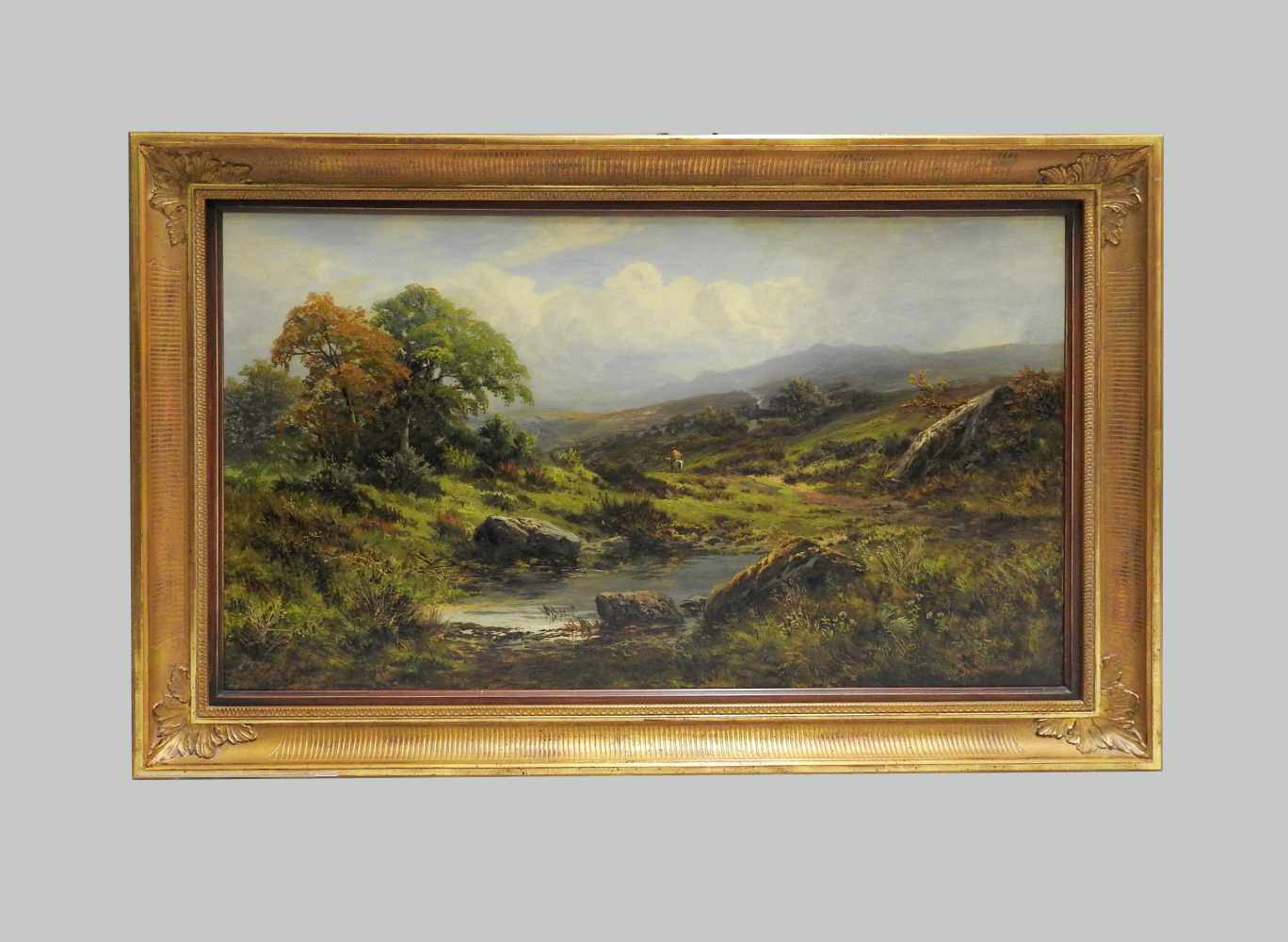 Charles S. Shaw, 19. Jh. England Öl/Leinwand. Reiter in weiter, impressionistischer - Image 4 of 5