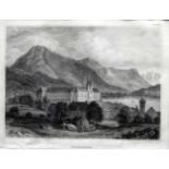 Ansicht des Klosters TegernseeStich/Papier, Ansicht des Benediktinerklosters mit einer
