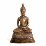 Buddha, China 18./19. Jh.Bronze, H.: 18 cm.