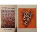 Dichgans, Christa (1940-2018)Vorzugsausgabe Katalog Kunstverein Göttingen 1990 mit handsign.