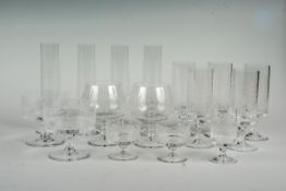 Konvolut Rosenthal-Gläser, Romanze5 Weingläser, 4 Sektflöten, 2 Sektschalen, 2 Likörgläser, 1