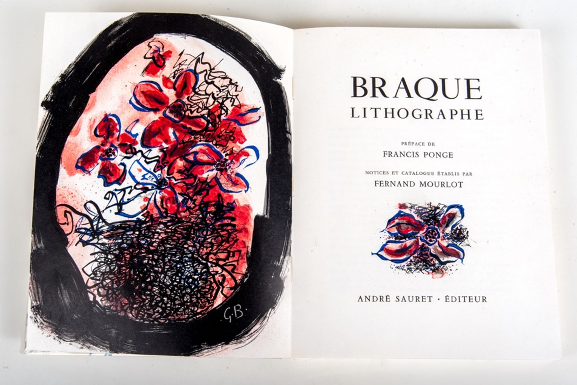 Braque, George1882 Argenteuil - 1963 Paris. Braque Lithographe, bearbeitet von Fernand Mourlot, - Bild 4 aus 5