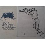 Geiger, Willi (1878 - 1971)"Der Stierkampf", 12 Radierungen, alle einzeln sign., verschiedene