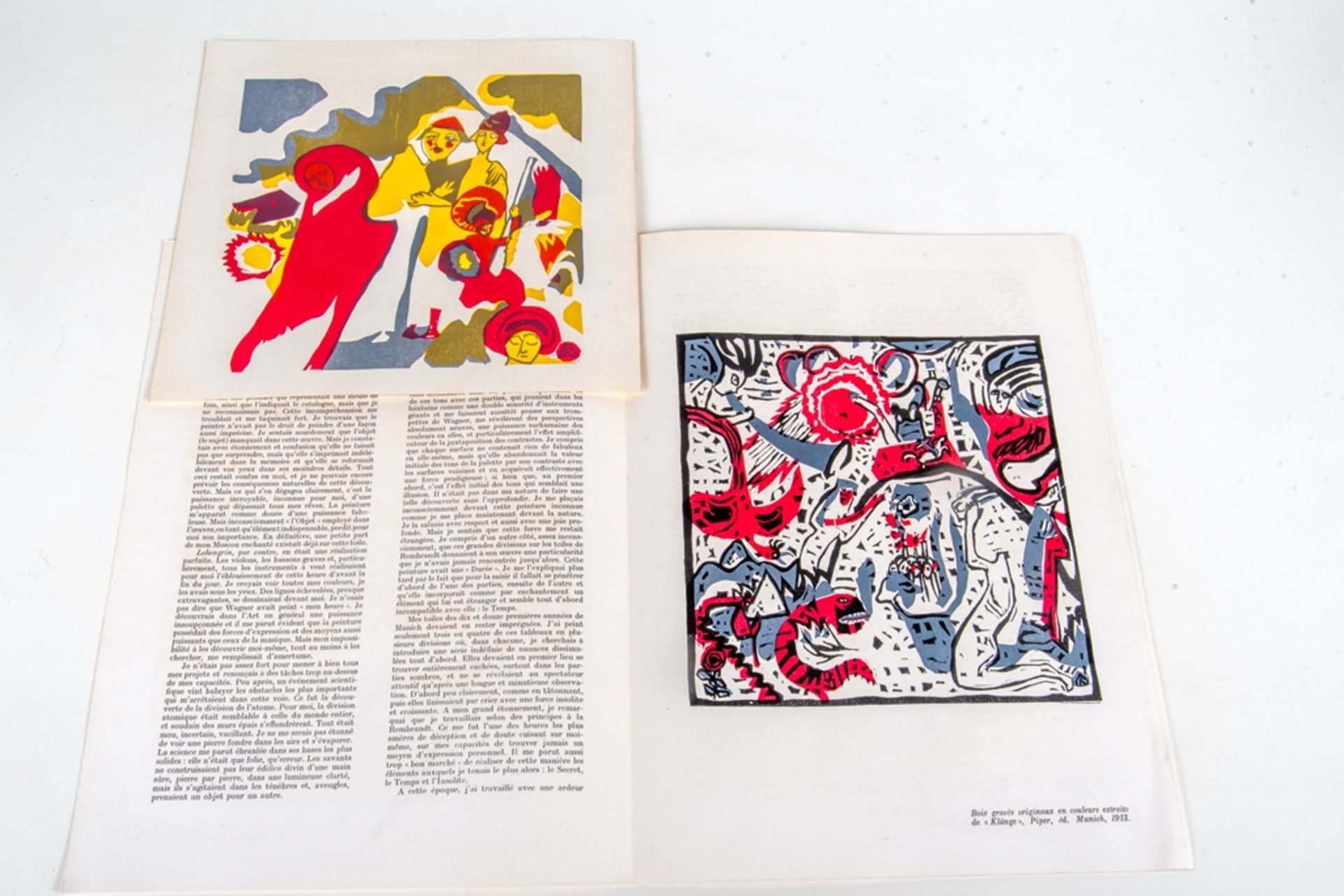 Kandinsky, Wassili1866 Moskau - 1944 Neuilly-sur-Seine." 1900 Kandinsky 1910" aus Derriere le Miroir - Bild 2 aus 2