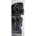 Grieshaber, HAP (1909 - 1981)Stele - Original-Holzschnitt, 198 x 29 cm. (Beigegeben: Degenhardt -