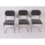 3 Stühle, Mauser im Bauhausstil