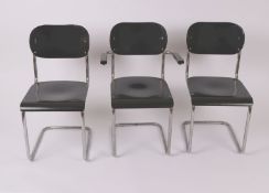 3 Stühle, Mauser im Bauhausstil