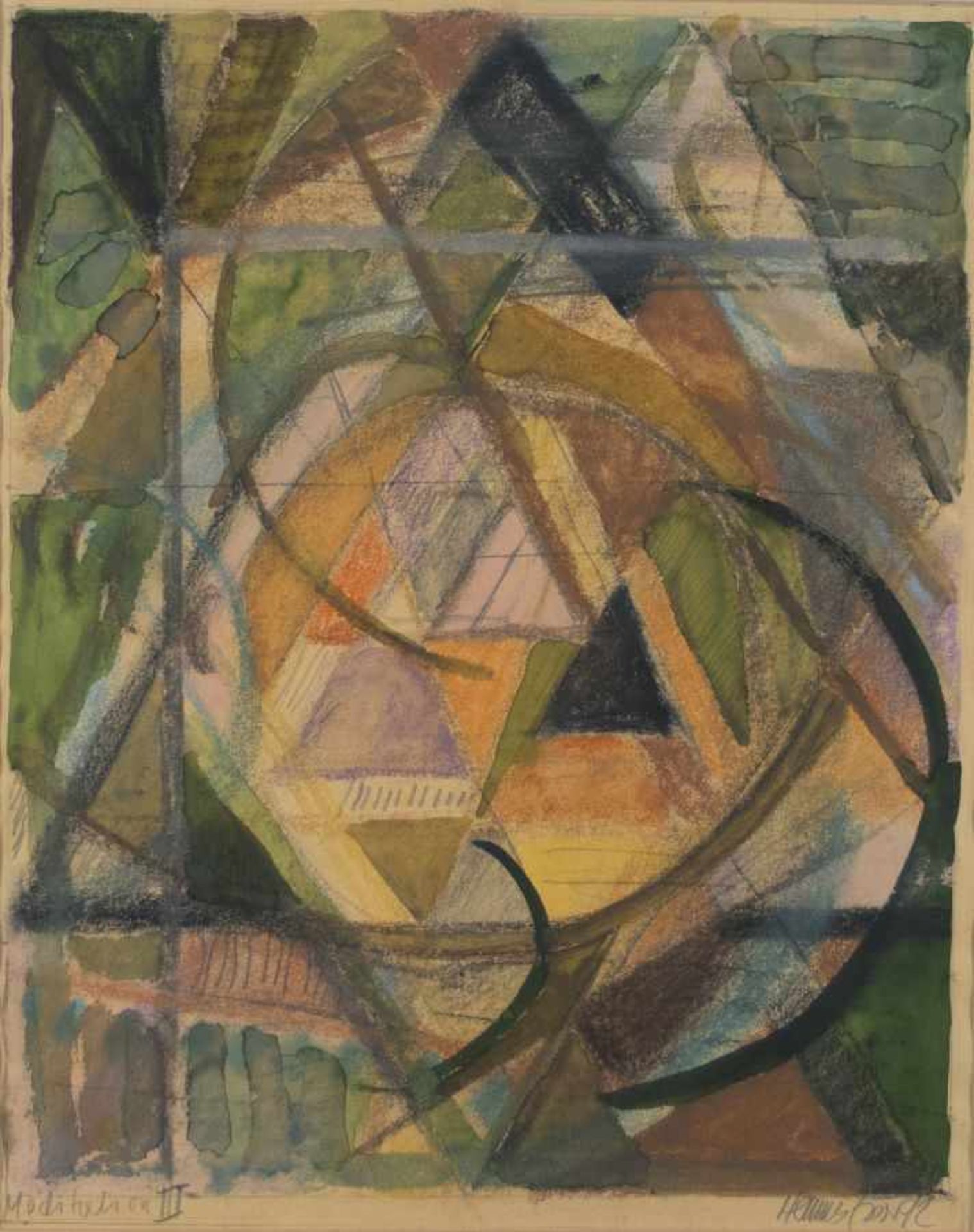 Abstract artist at the beginning of the 20th century