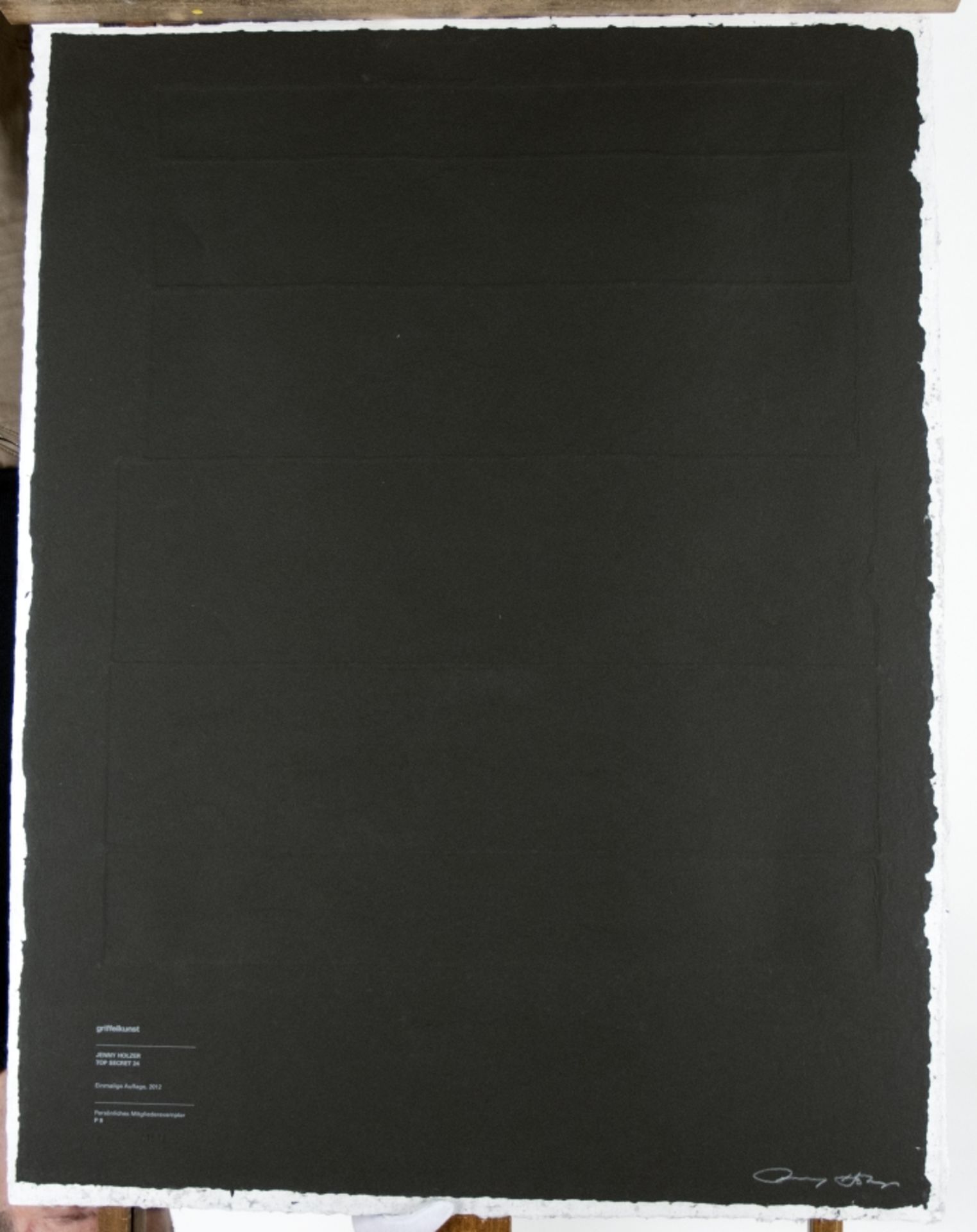 Jenny Holzer1950 GallipolisWater BoardSechs handgeschöpfte und gegautschte Papiere, 201 - Bild 11 aus 12