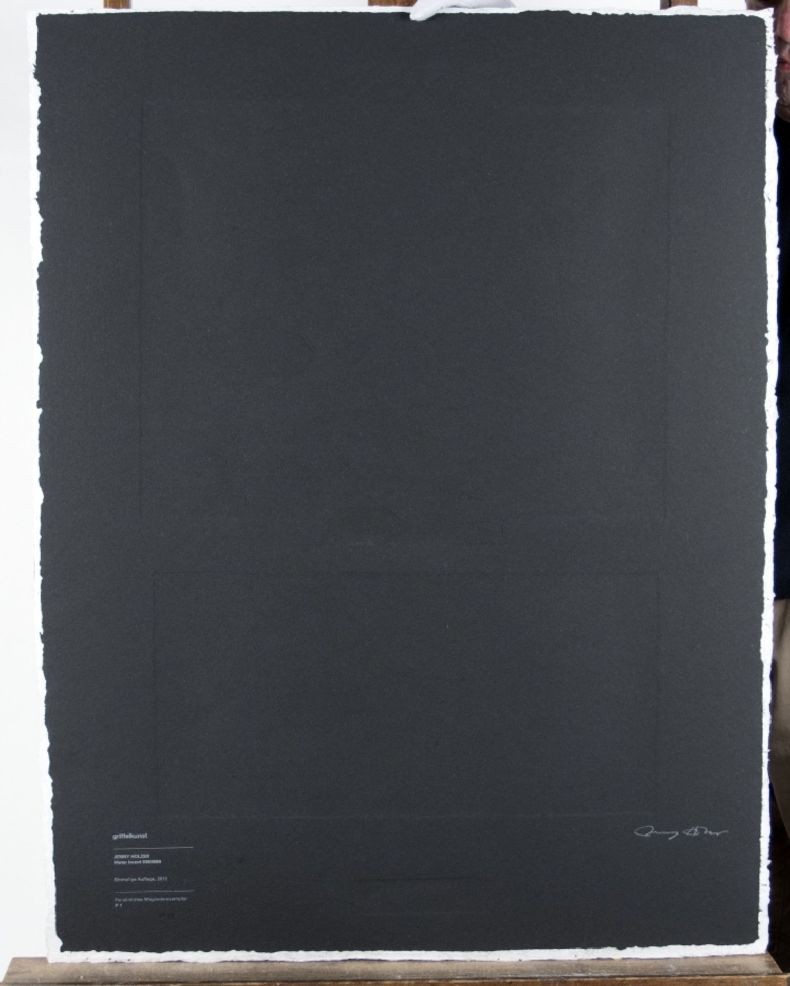 Jenny Holzer1950 GallipolisWater BoardSechs handgeschöpfte und gegautschte Papiere, 201 - Bild 9 aus 12