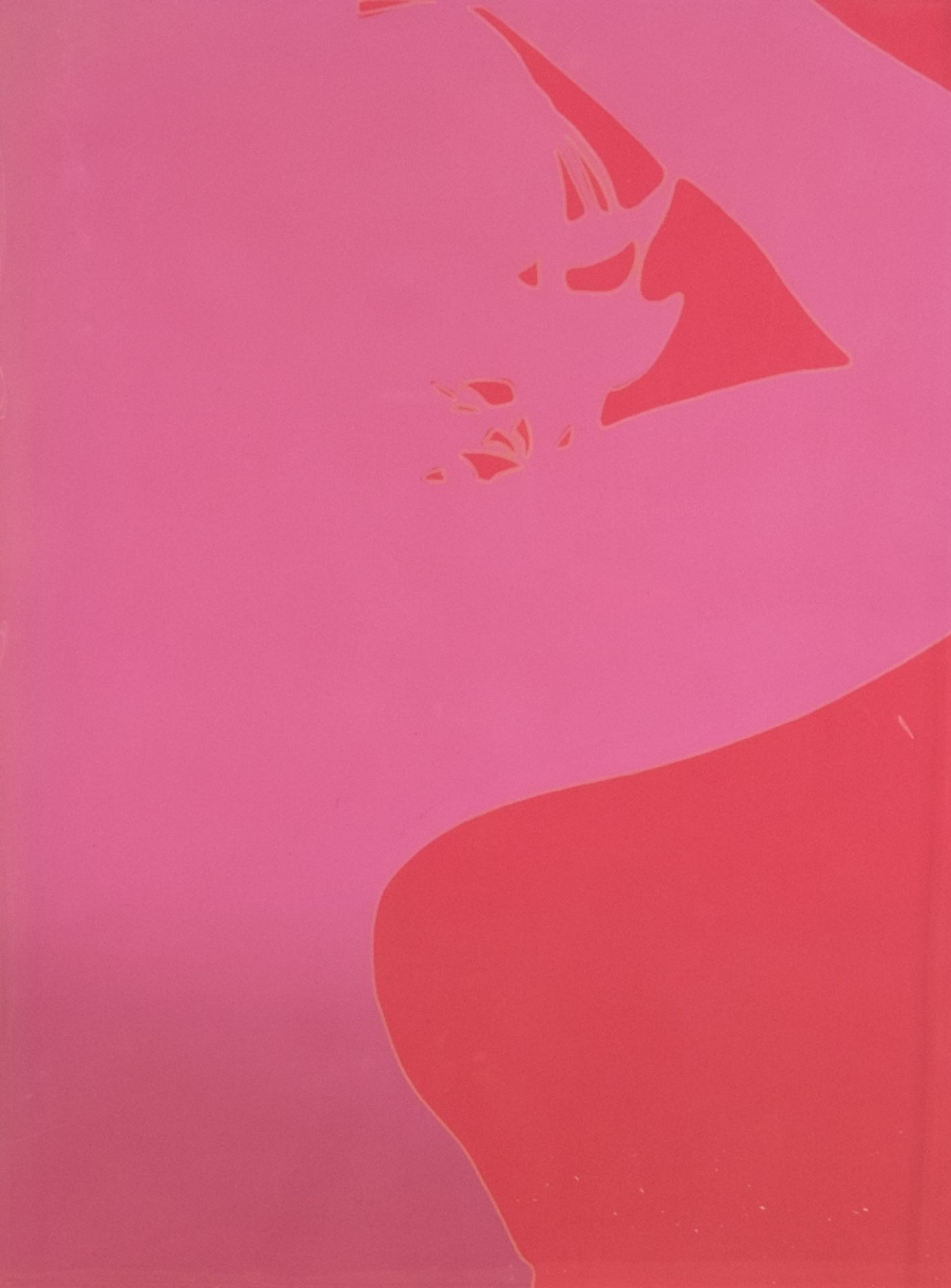 Lourdès Castro1930SilhouetteSiebdruck auf farbiger PVC-Folie; H 430 mm, B 325 mm; Ritzs